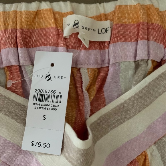 Lou & Grey Striped Wide Leg Linen Pants - Picture 6 of 9